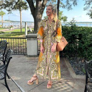 Alemais Clemenza Silk Shirtdress